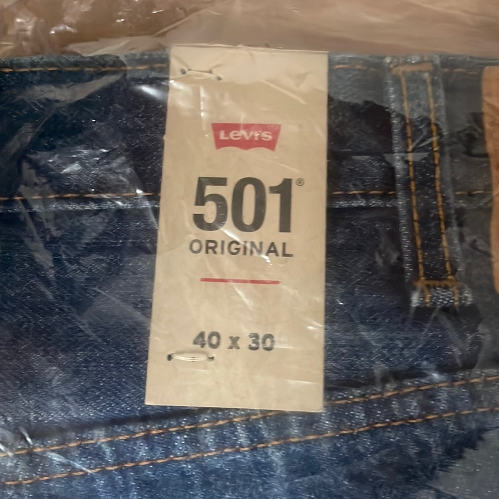 Men’s Wrangle 501 Original Jeans New In Package 40 waist 30length